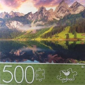 Colorful Summer Sunrise Mountains Andrew Mayovskyy 500 pc Puzzle 18x24" Cardinal